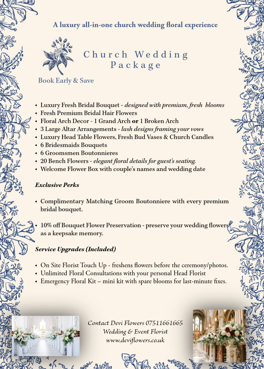 Church Wedding Package 1