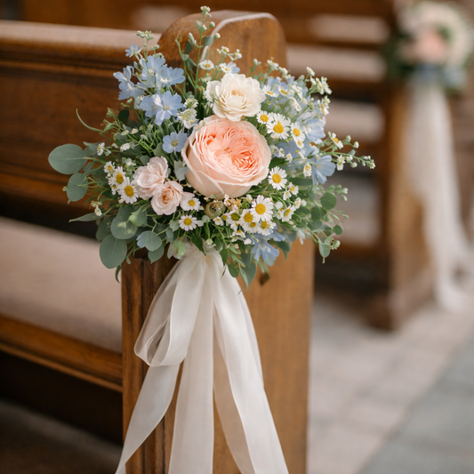 Pew Ends, Bench Flowers - Church Decorations - Wedding Flowers