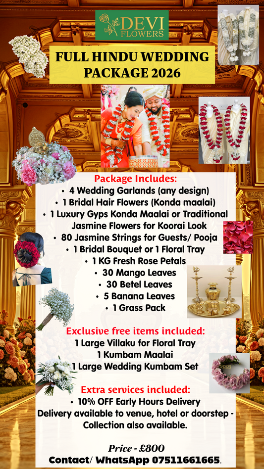 Full Hindu Wedding Package - Devi Flowers