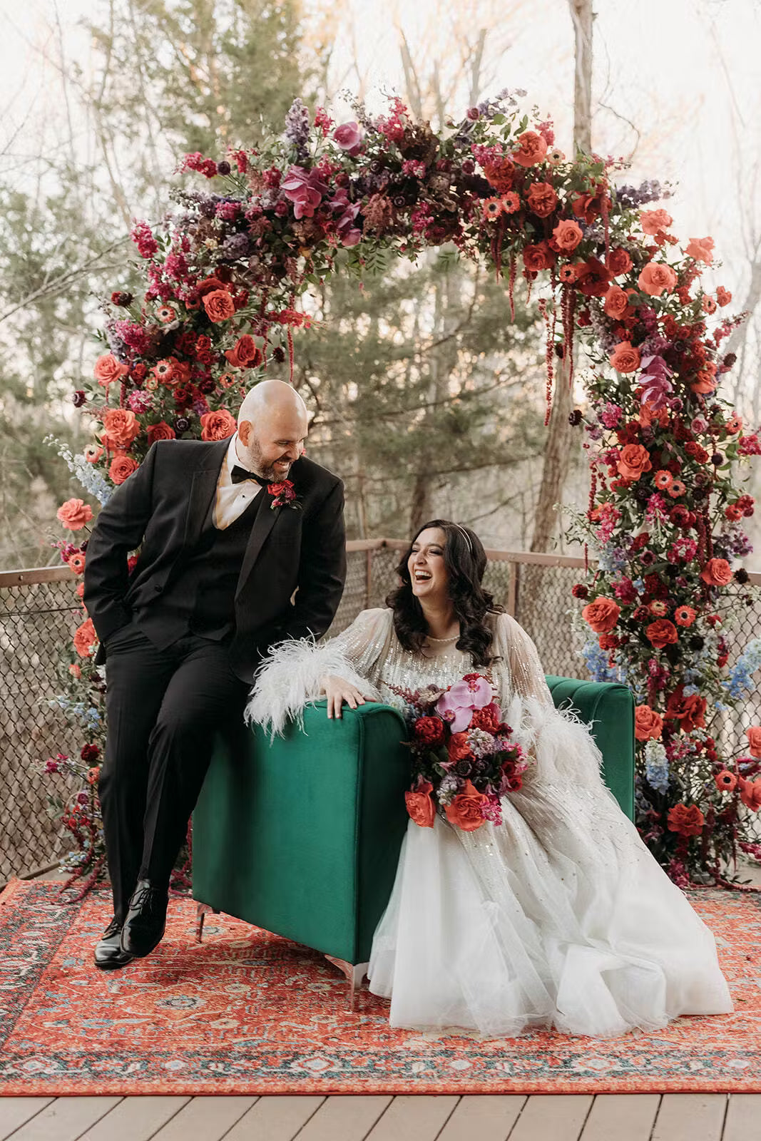 Rustic Floral Wedding Arch Flowers