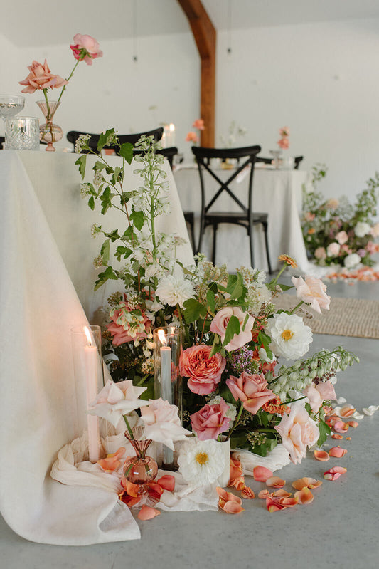 Aisle Flowers/ Table Centrepieces/ Arch Flowers