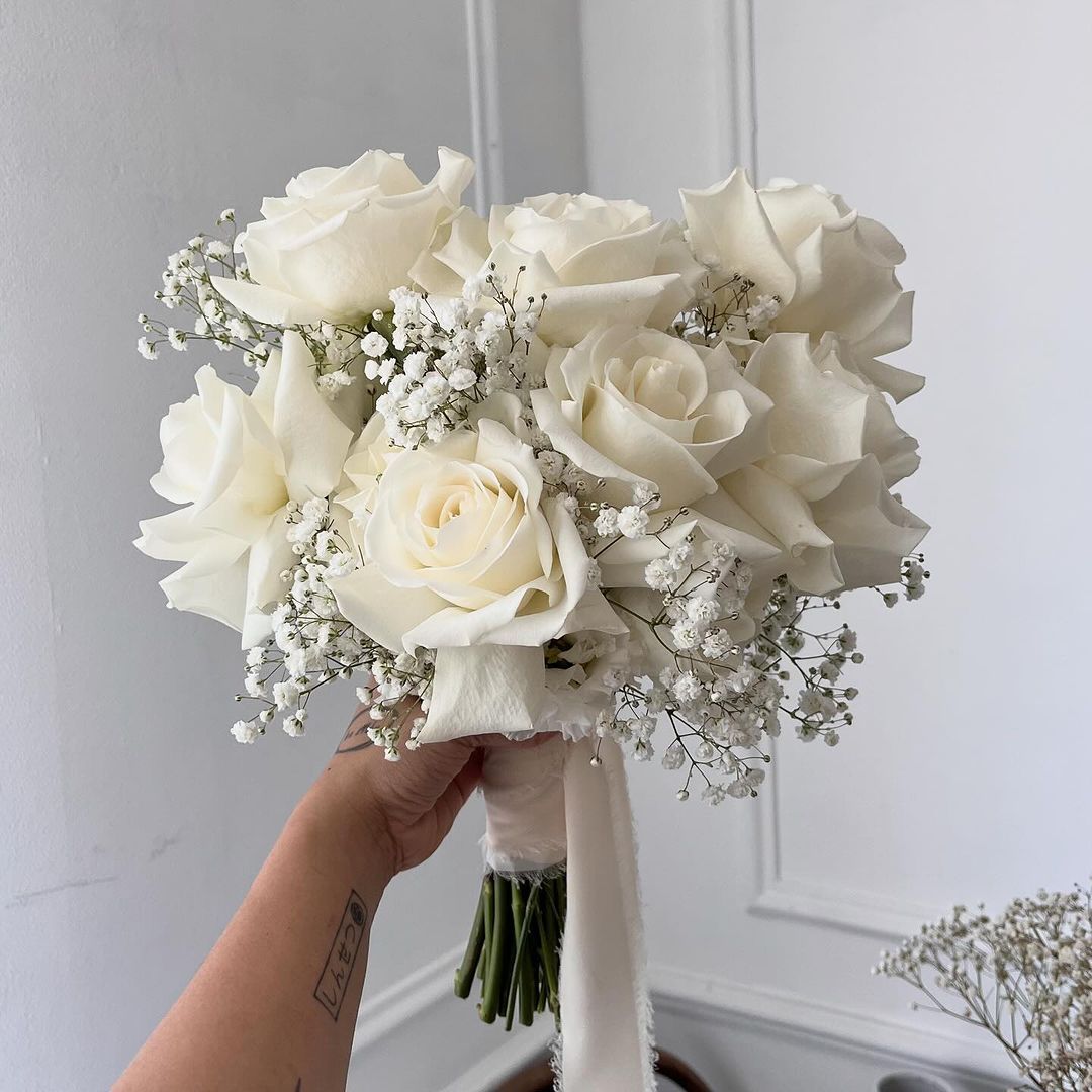 Luxury Wedding Roses Bridal Bouquet