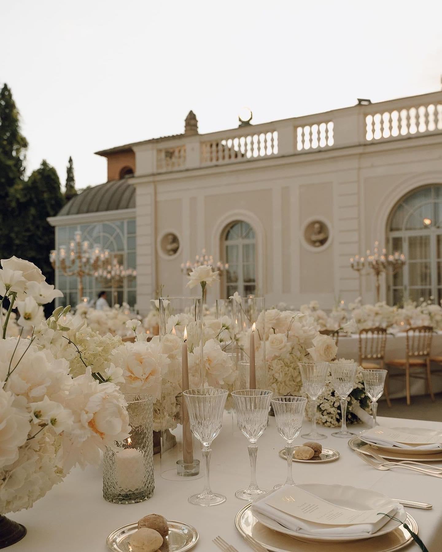 All - White Wedding Decor