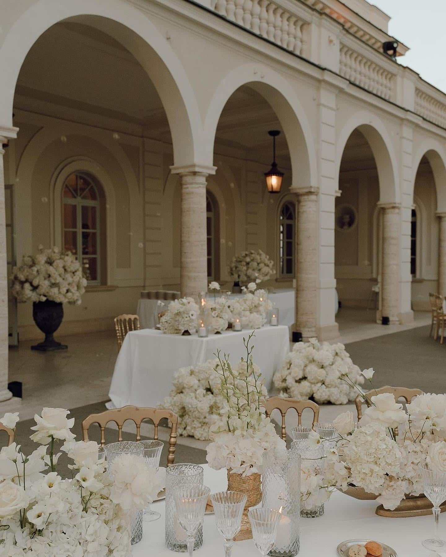 All - White Wedding Decor