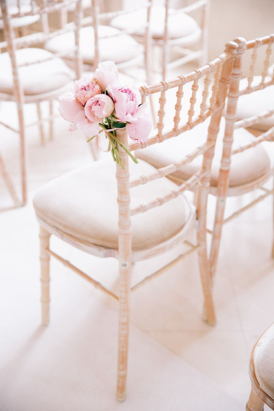 Wedding Chair Flowers Bunch