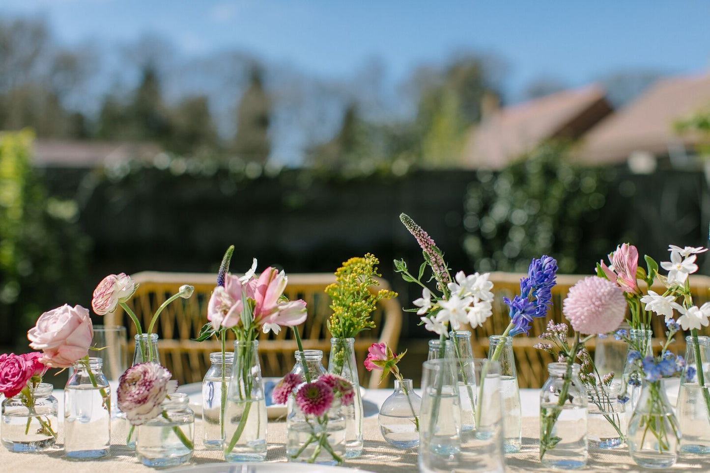 Table Centrepieces with flowers