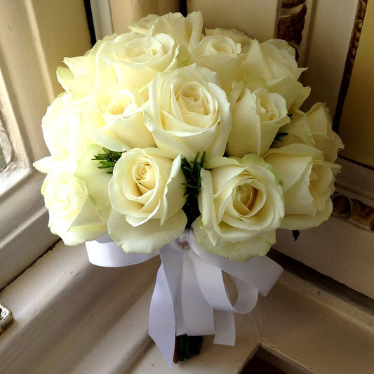 White Rose Bouquet 1