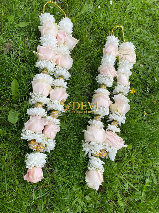 Wedding Garlands - Pink Roses