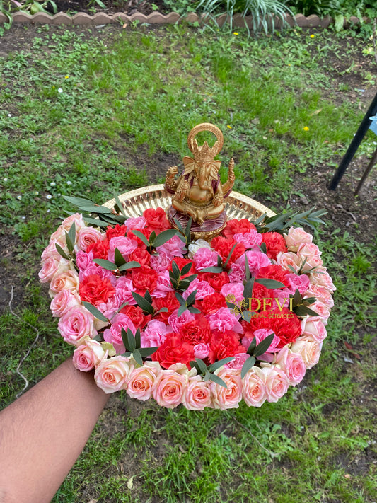 Soft Toned Floral Tray Arrangement