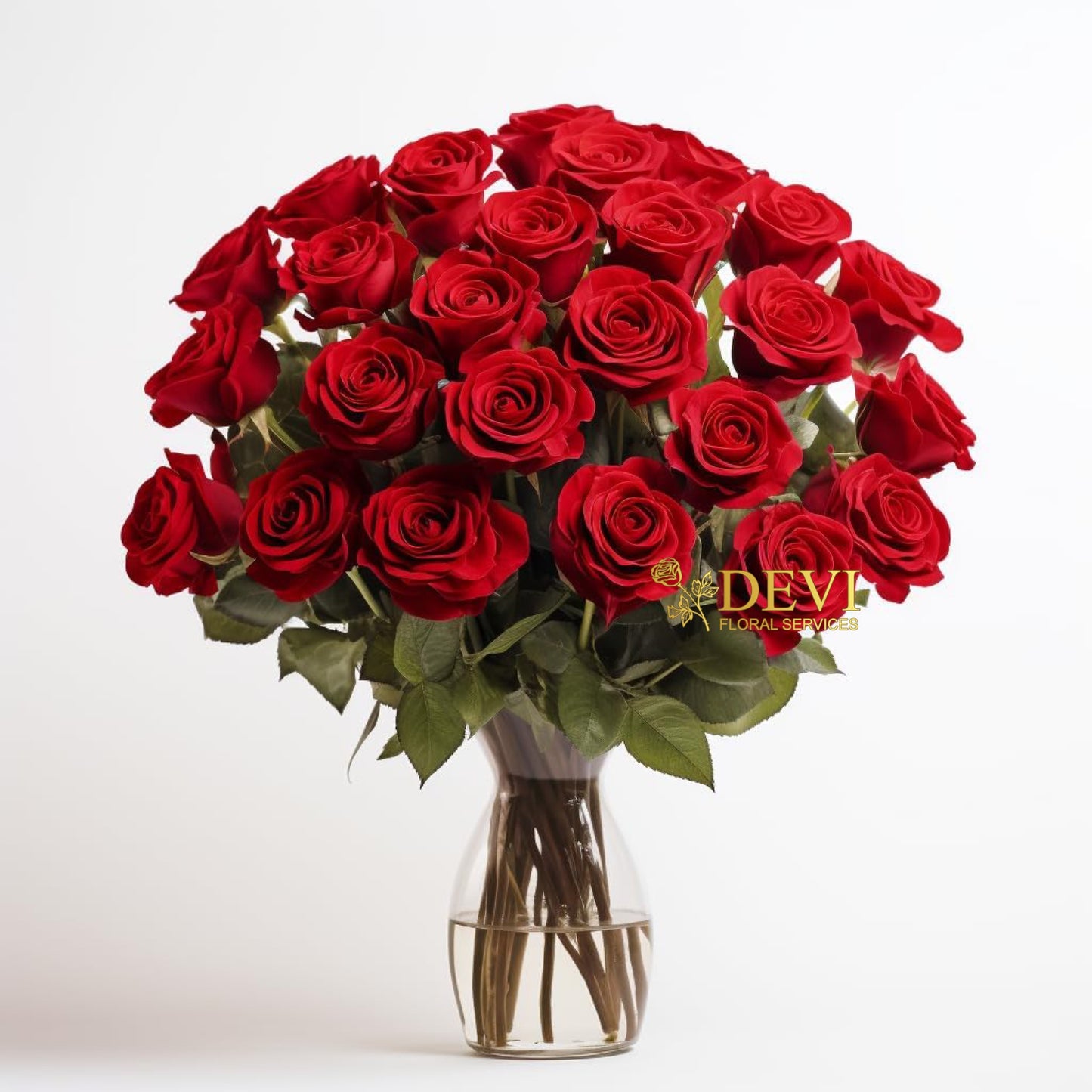 30 Luxury Red Roses